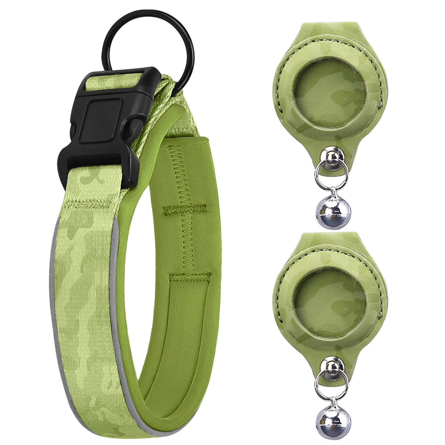 Airtag Tracker With Protective Leather Case For Dogs