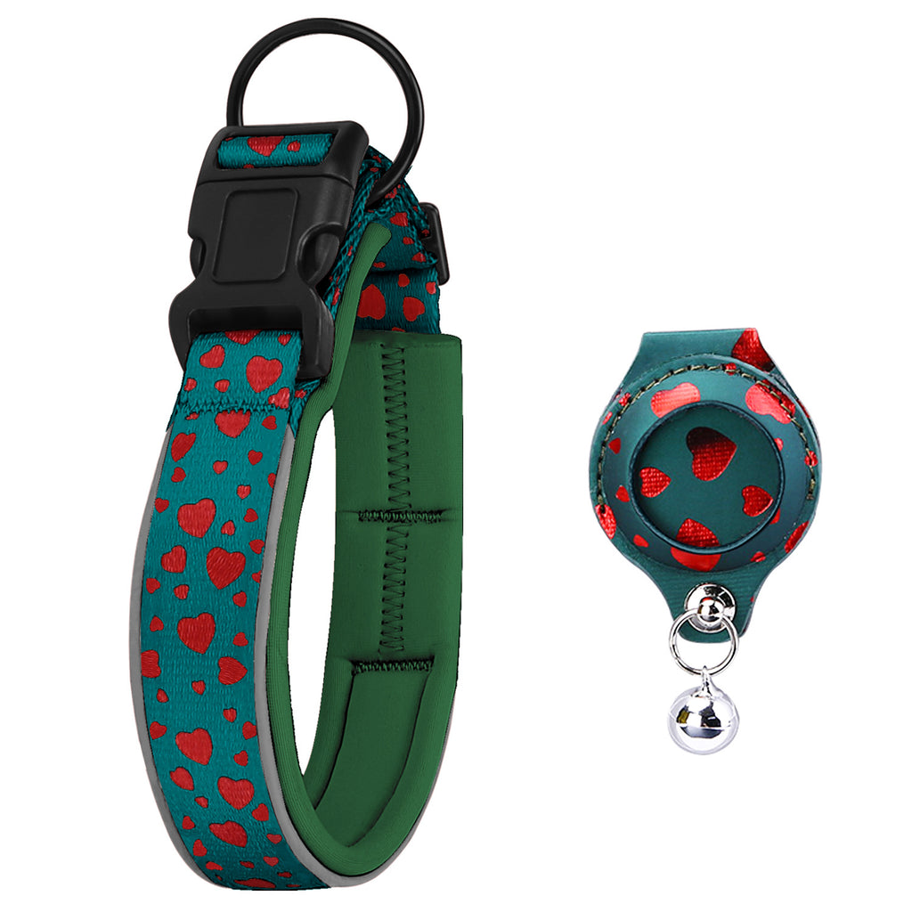 Airtag Tracker With Protective Leather Case For Dogs