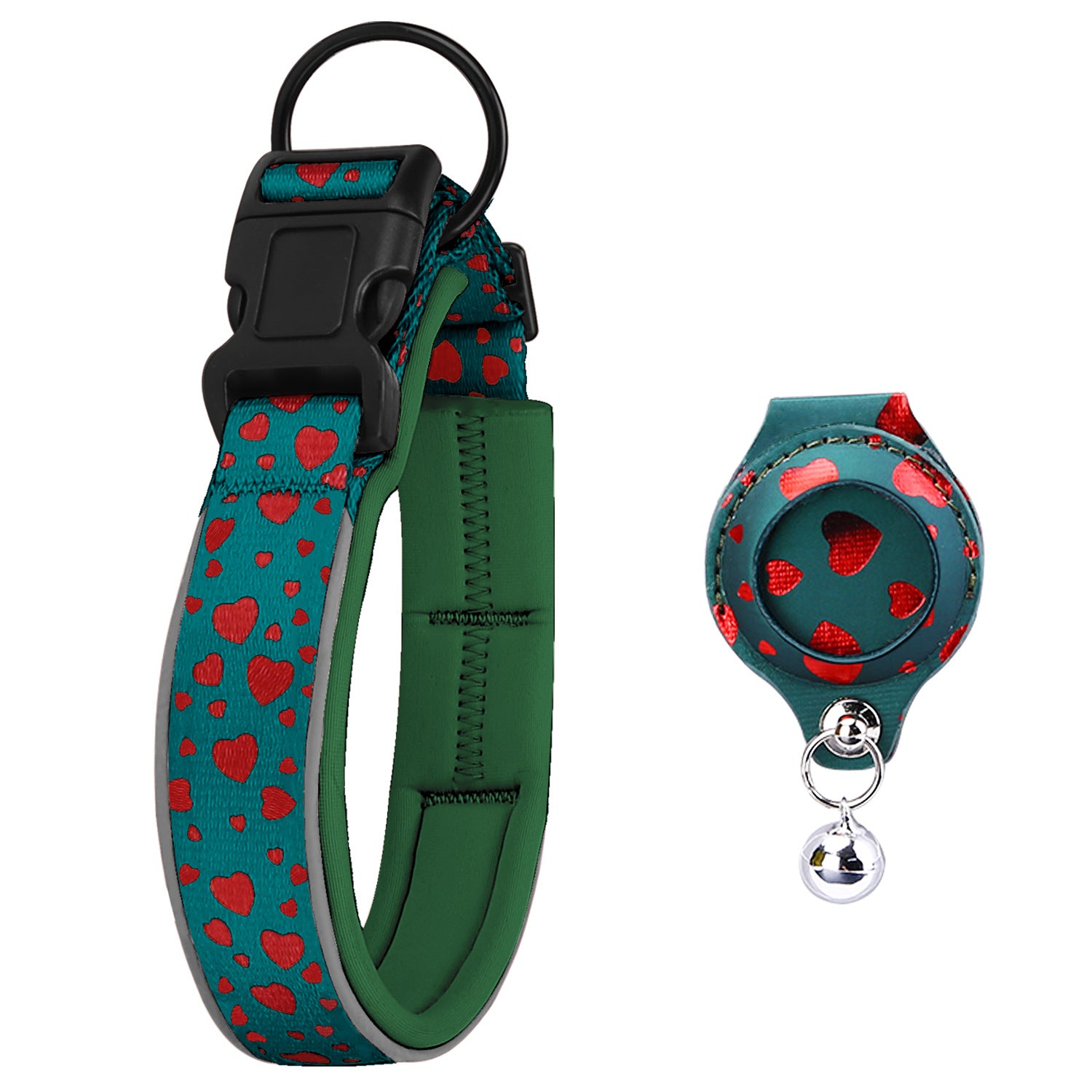 Airtag Tracker With Protective Leather Case For Dogs