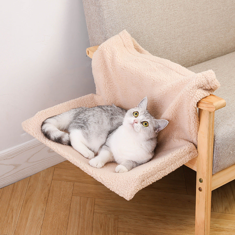 L-shaped Cat Hammock Hanging Cat Nest