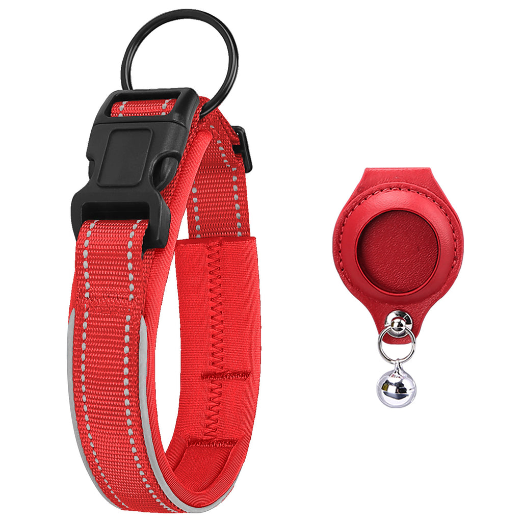 Airtag Tracker With Protective Leather Case For Dogs