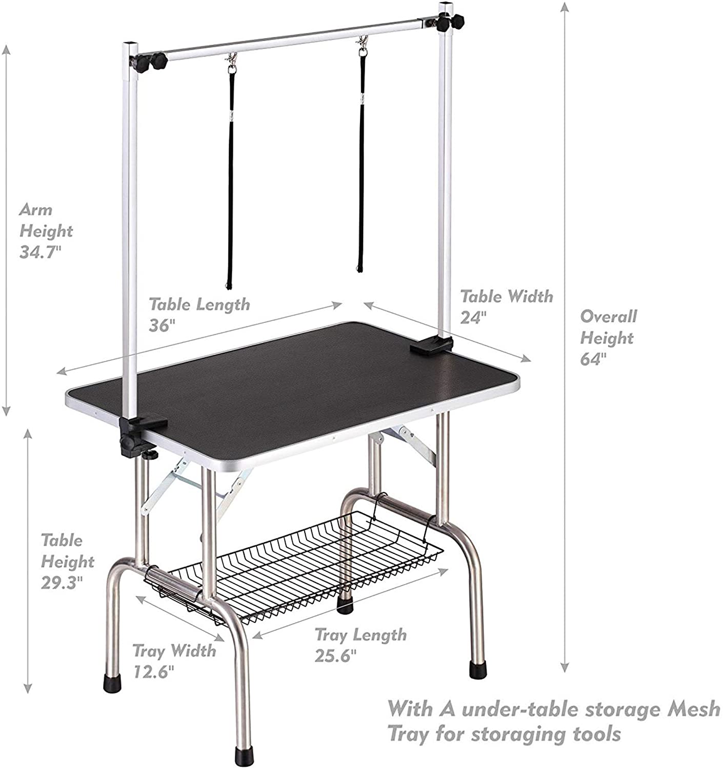 Portable Professional And Adjustable Dog Grooming Table
