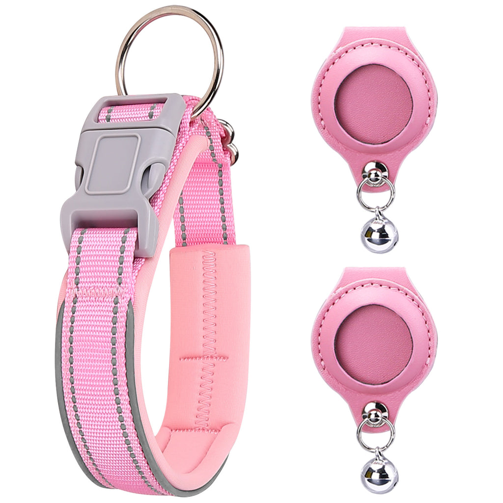 Airtag Tracker With Protective Leather Case For Dogs