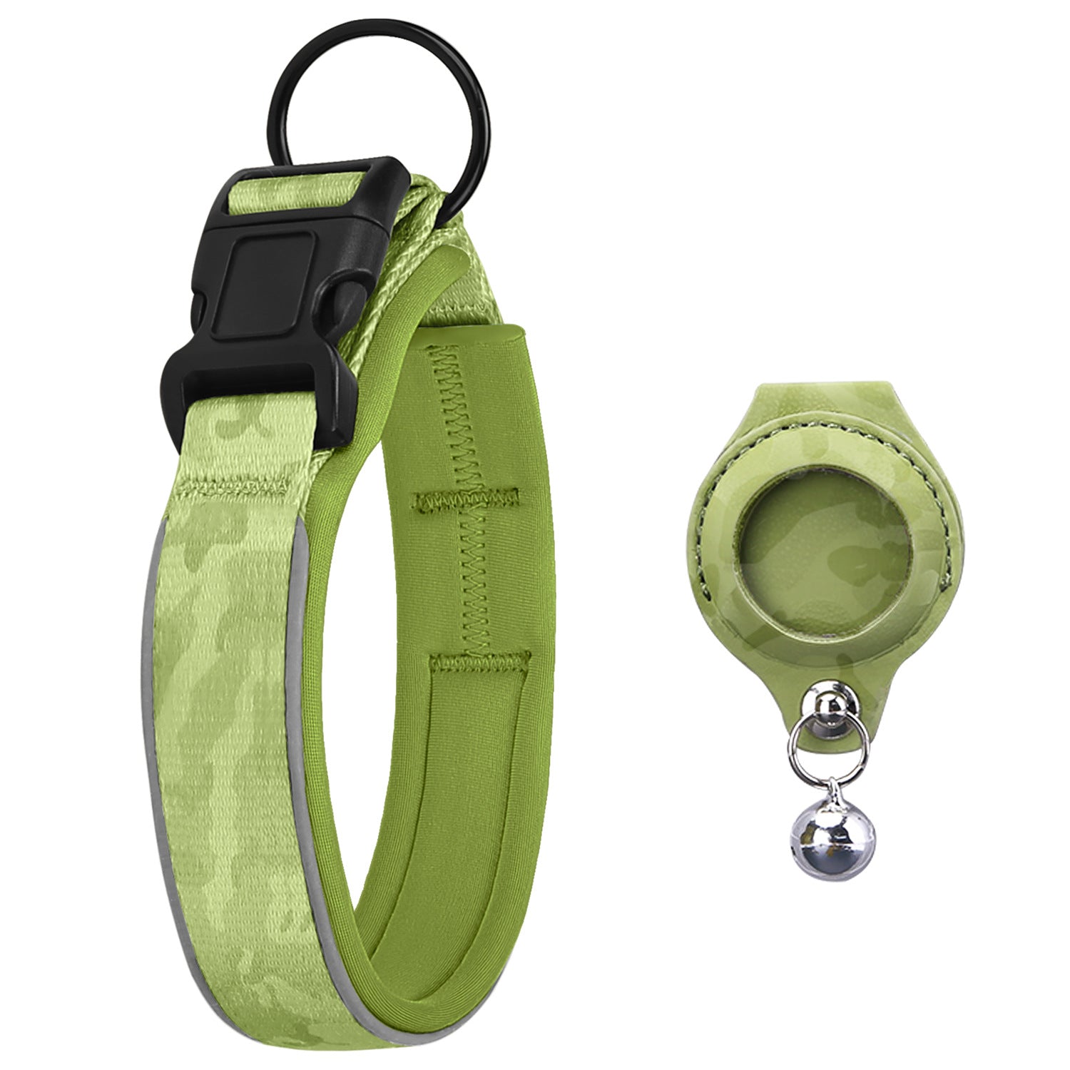 Airtag Tracker With Protective Leather Case For Dogs