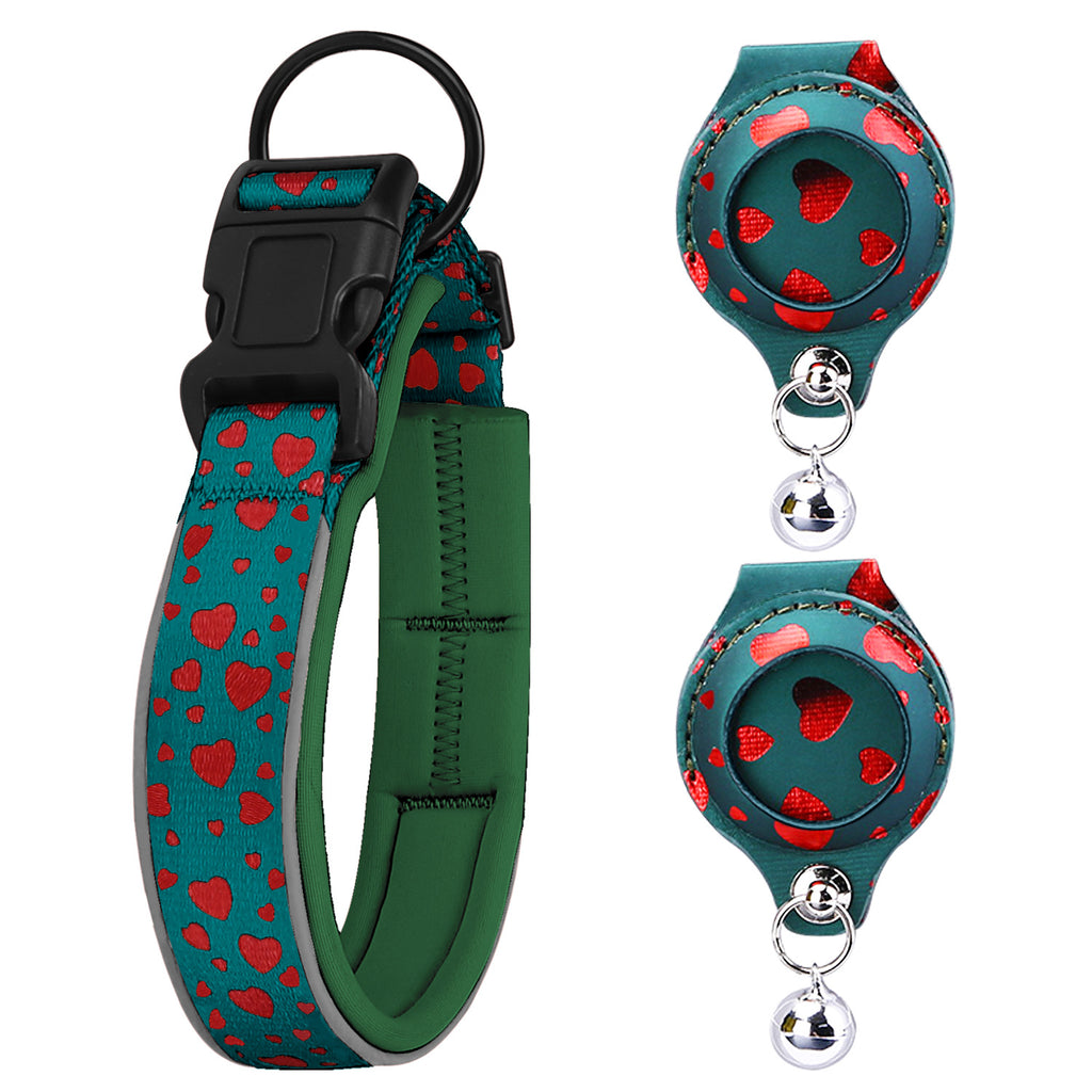 Airtag Tracker With Protective Leather Case For Dogs