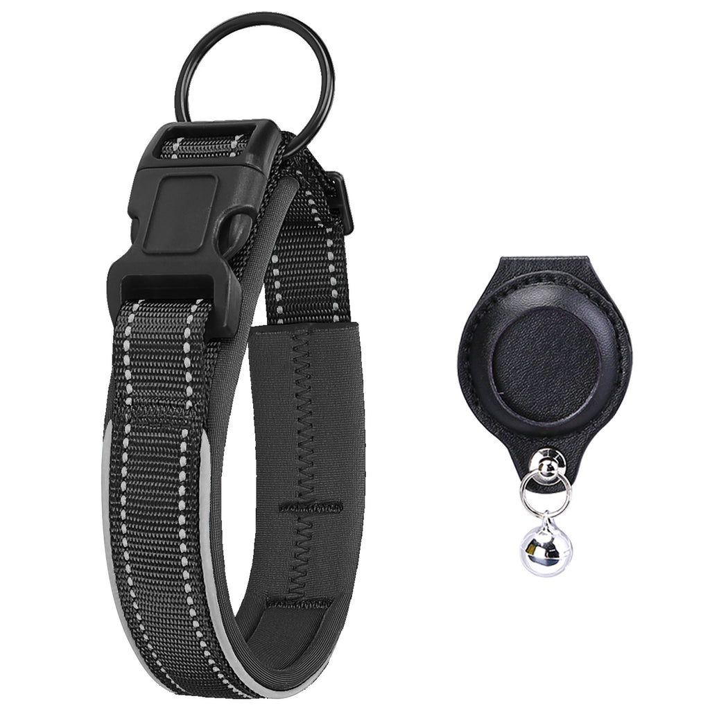 Airtag Tracker With Protective Leather Case For Dogs