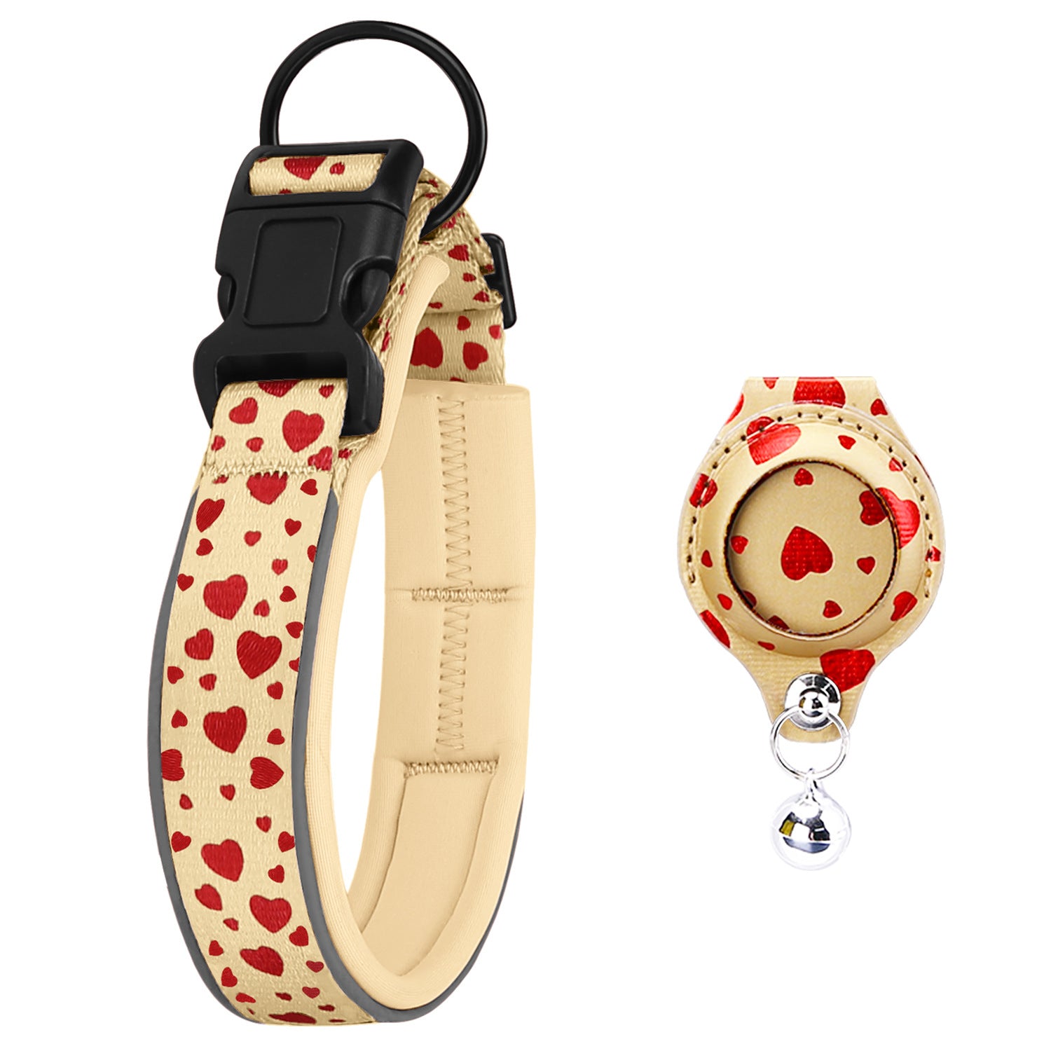 Airtag Tracker With Protective Leather Case For Dogs