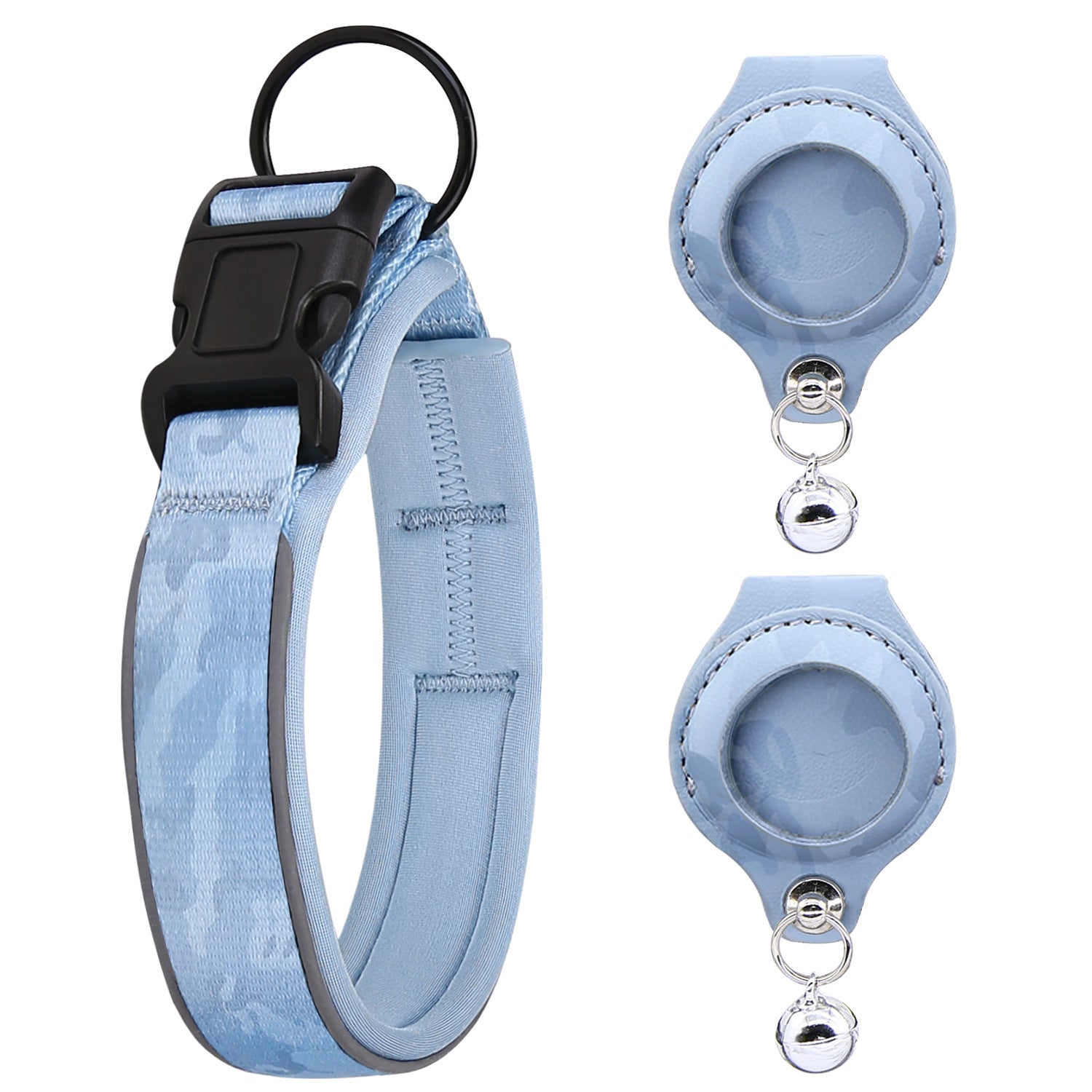 Airtag Tracker With Protective Leather Case For Dogs