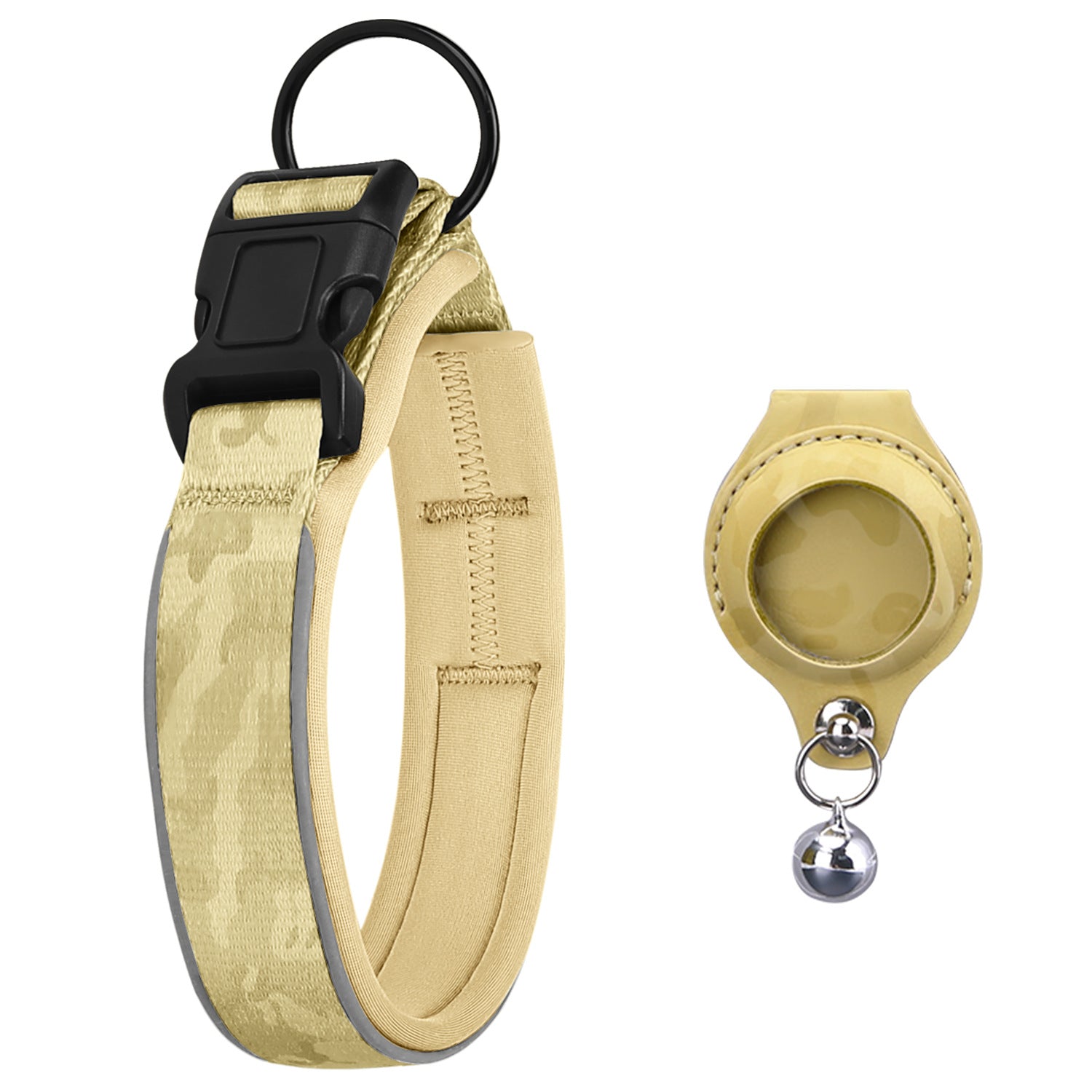 Airtag Tracker With Protective Leather Case For Dogs